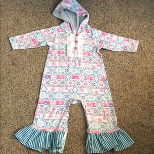 RicRac & Ruffles Hooded Romper